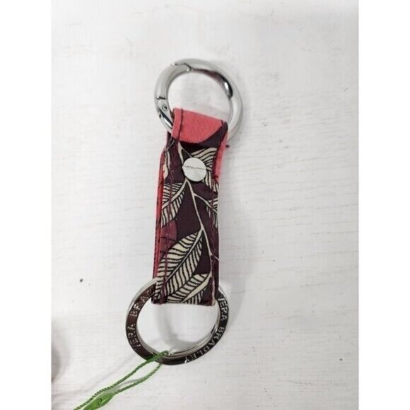 Vera Bradley Iconic Twice As Nice Keychain Signature Cotton Bohemian Blooms NWT - Picture 6 of 6